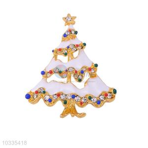 China manufacturer low price Christmas tree brooch