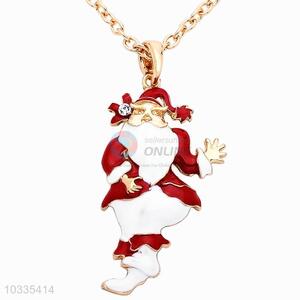 Lovely design popular Christmas Father shaped necklace