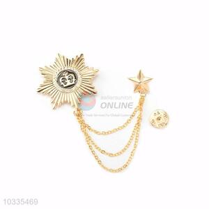 Wholesale custom low price star brooch