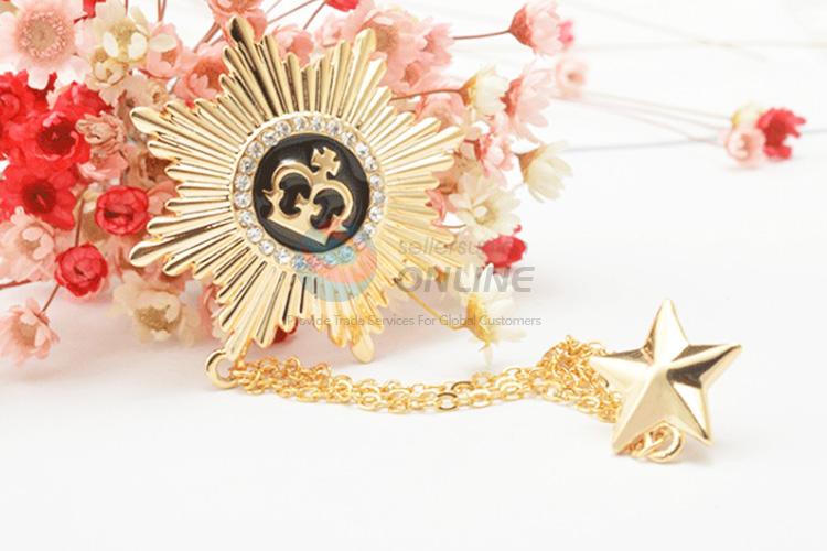 Wholesale custom low price star brooch