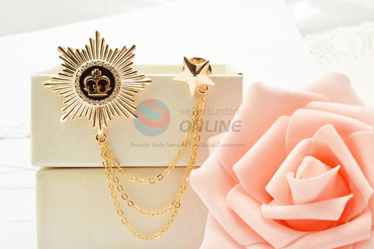 Wholesale custom low price star brooch