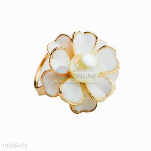 Fancy delicate top quality pearl scarf buckle