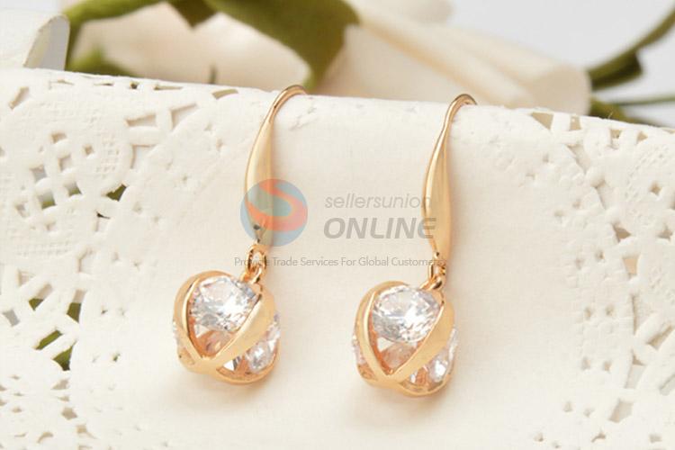 Factory promotional price fashion zircon earrings