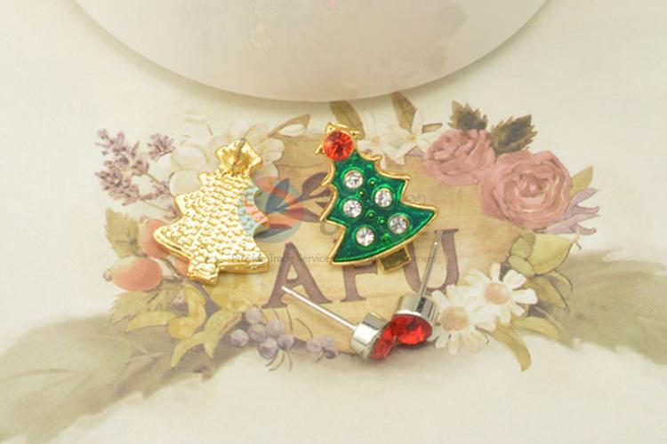 Cheap wholesale best selling Christmas tree earrings