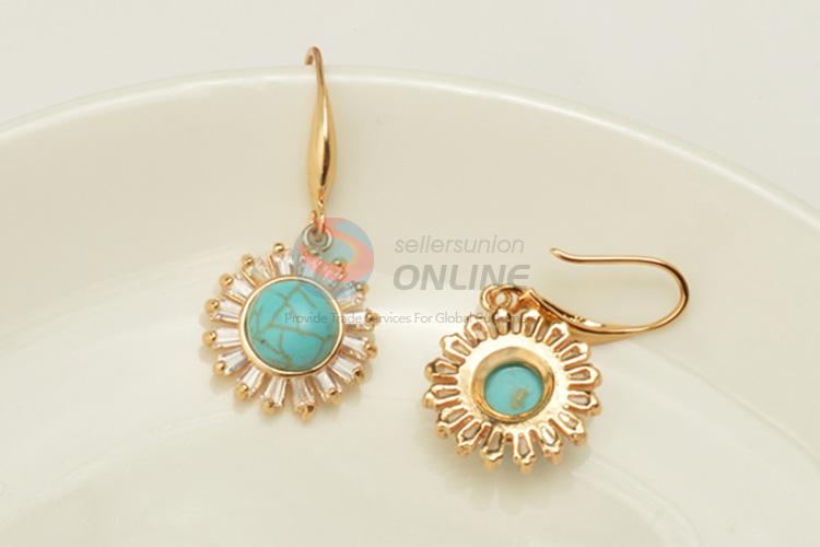 Classic popular design turquoise earrings