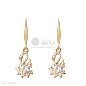 Hot selling new arrival swan earrings