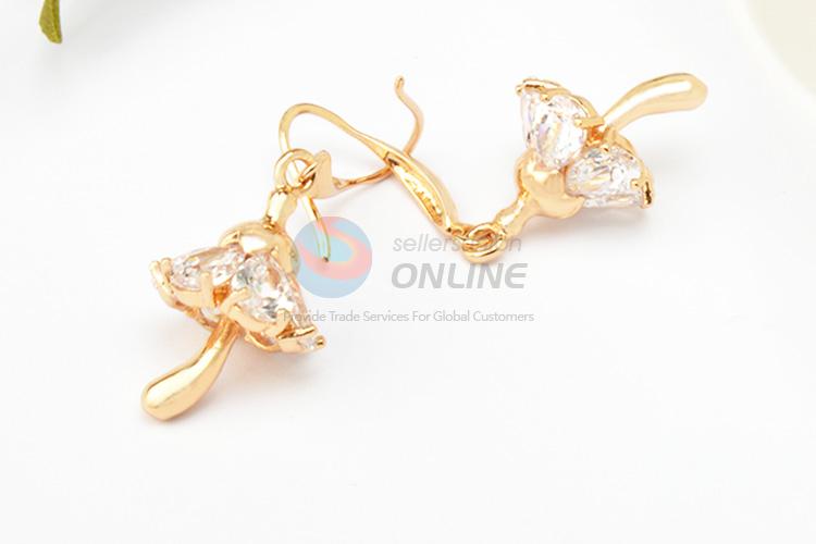 Fancy cheap high sales zircon earrings