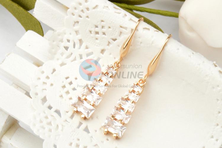 Popular promotional zircon earrings