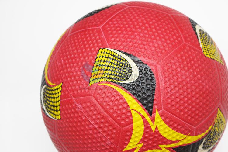 Red Color High Quality PU Leather Traning Soccer