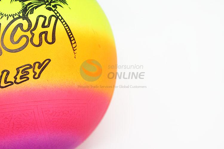 Rainbow Color PVC Inflatable Beach Volley Ball