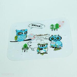 Unique Design Owl Pattern Sink Mat Kitchen Sink Pad