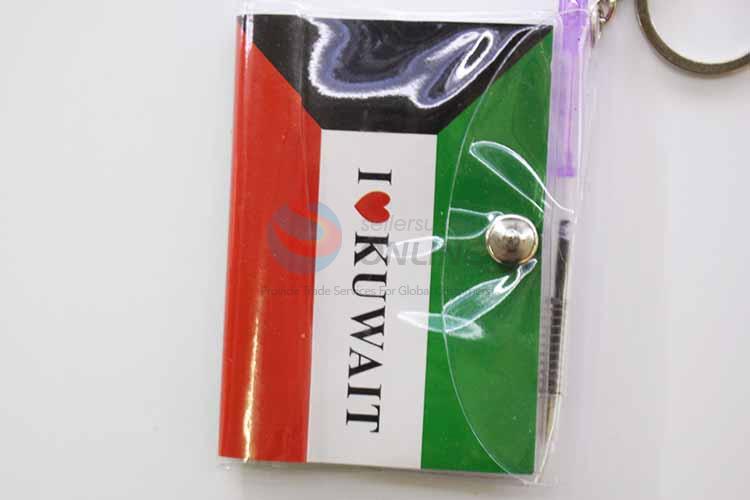 I Love Kuwait NoteBook Key Chain/Key Ring with Pen