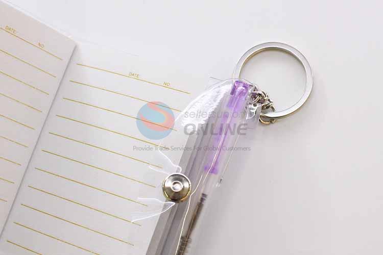 Notebook Key Chain/Key Ring with Pen