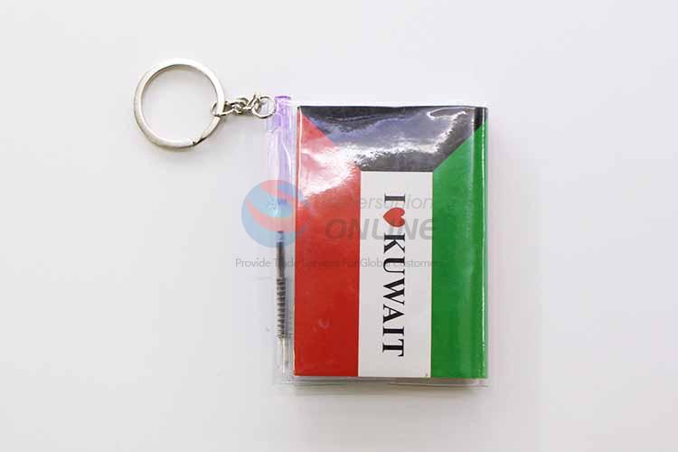 I Love Kuwait NoteBook Key Chain/Key Ring with Pen