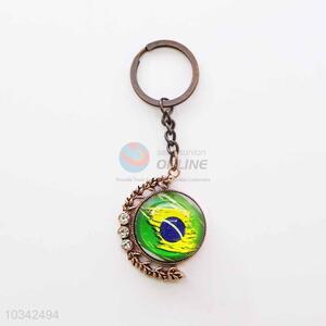 Map Pattern Key Chain/Key Ring