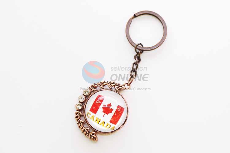 Canada Flag Pattern Key Chain/Key Ring