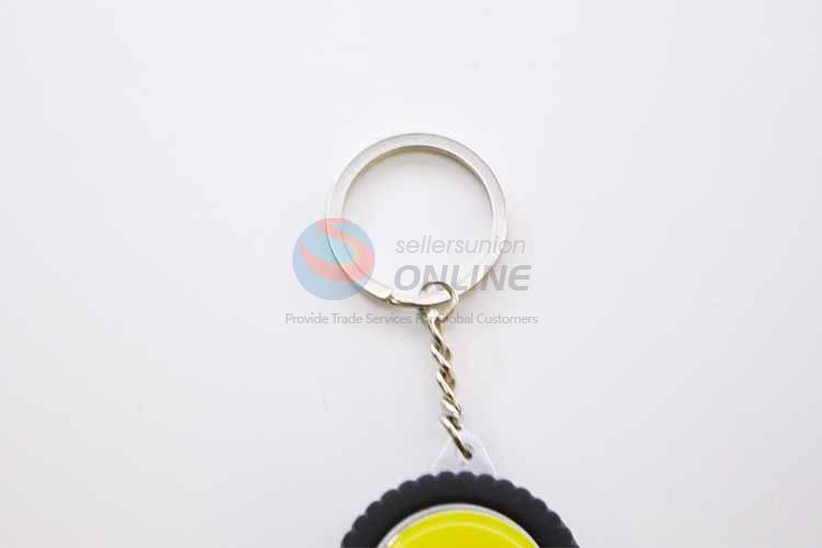 Brasil Flag Pattern Tyre Shaped Key Chain/Key Ring