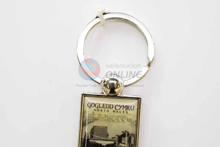 Gogledd Cymru Rectangular Key Chain/Key Ring