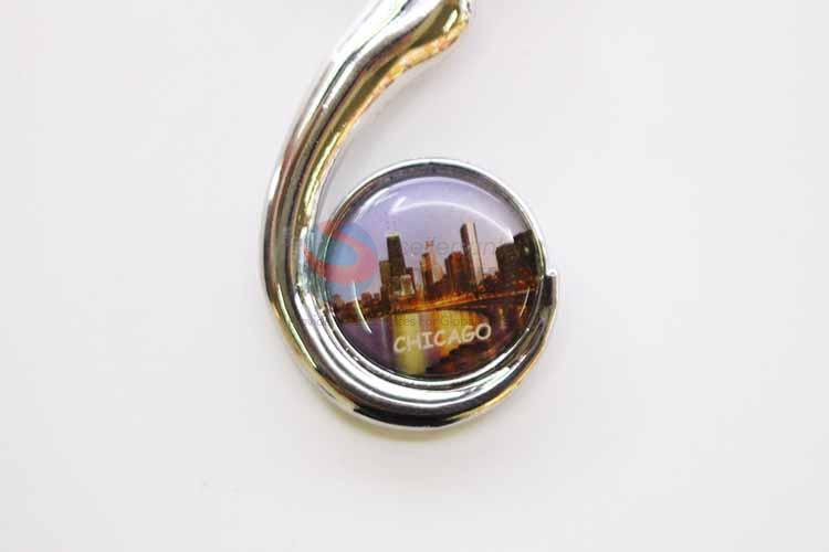 Chicago Pattern Key Chain/Key Ring