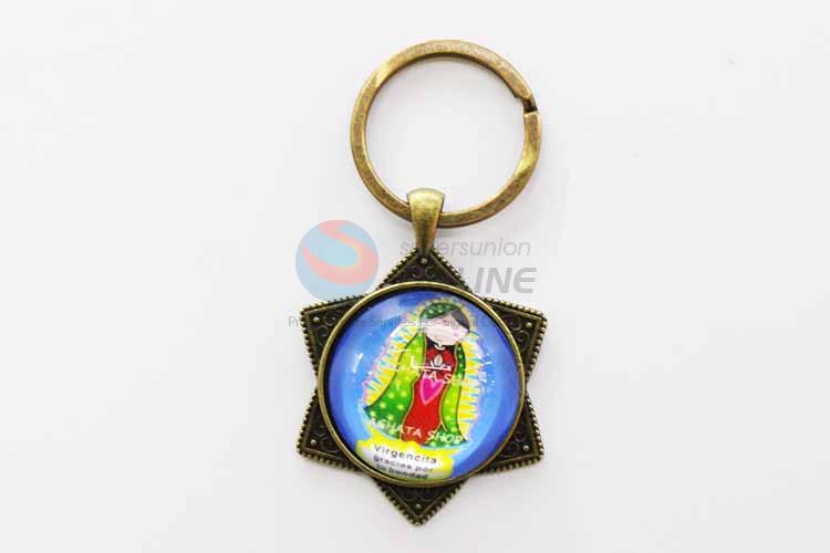 Hexagon Key Chain/Key Ring