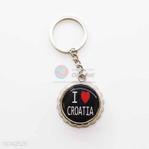 L Love California Round Key Chain/Key Ring