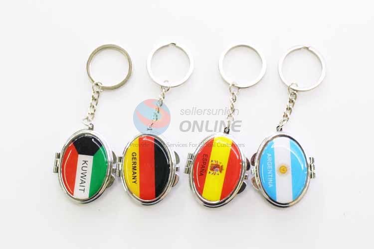 Oval Mirror Key Chain/Key Ring