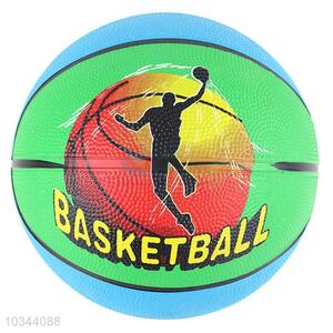 Cheap hign quality double printed rubber basketball