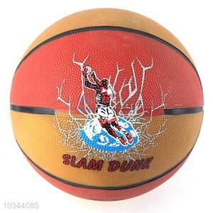Size 7 durable rubber butyl basketball