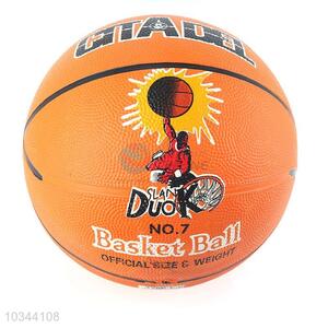 Cheap wholesale size 7 rubber basketball