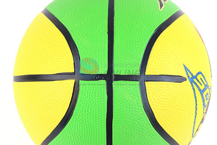 High quality official size 7 indoor/outdoor rubber basketball for training