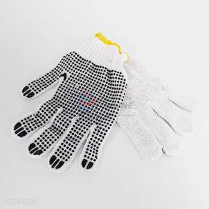 Daily use cheap black&white safety gloves
