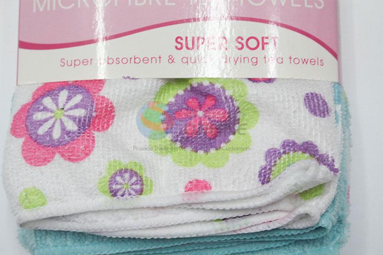Super quality flower printing towel
