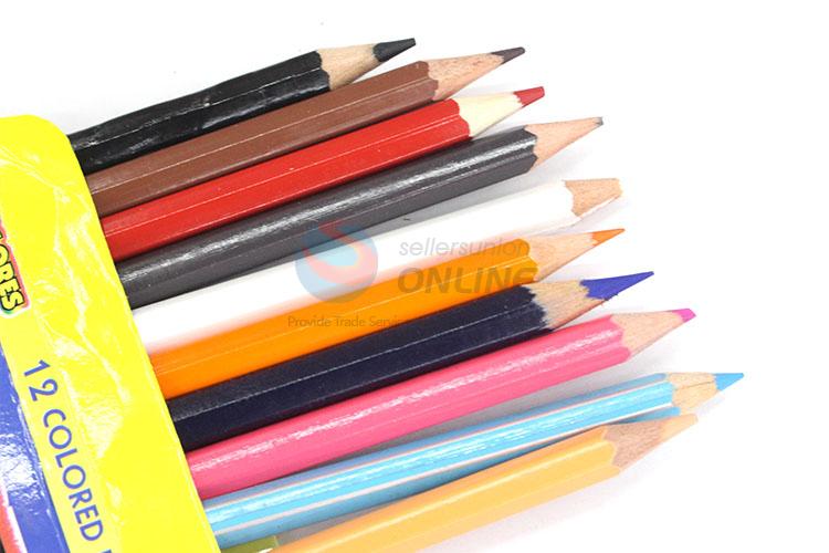 Good Quality 12pcs Nox-Toxic Colored Pencils for Sale