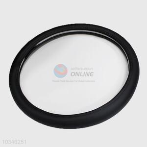 Black pu auto steering wheel covers