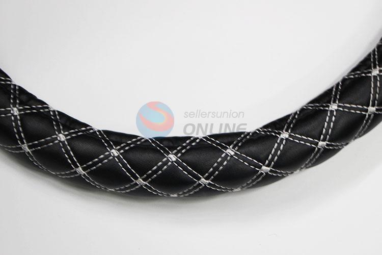 Checked Pattern Universal Heated Car Steering Wheel Cover