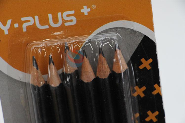 China Wholesale 6pcs HB Wood Pencil for Kids