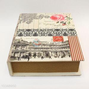 Suitable price vintage book storage box_3 pcs