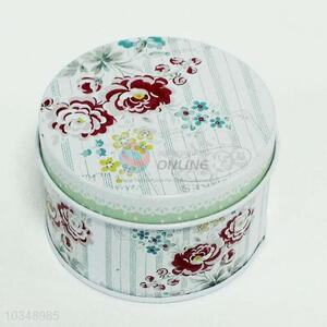 Hot Sale Iron Can Household Storage Jar round container