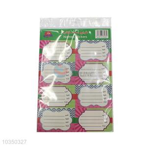 High quality promotional label sticker name sticker