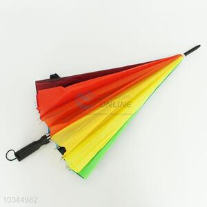 Colorful competitive price straight rod umbrella