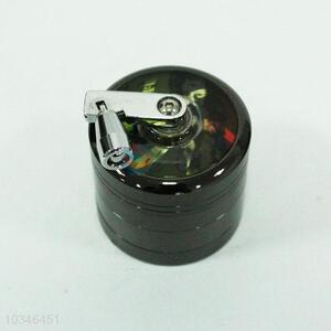 Black 4 layer kirsite cigarette grinder
