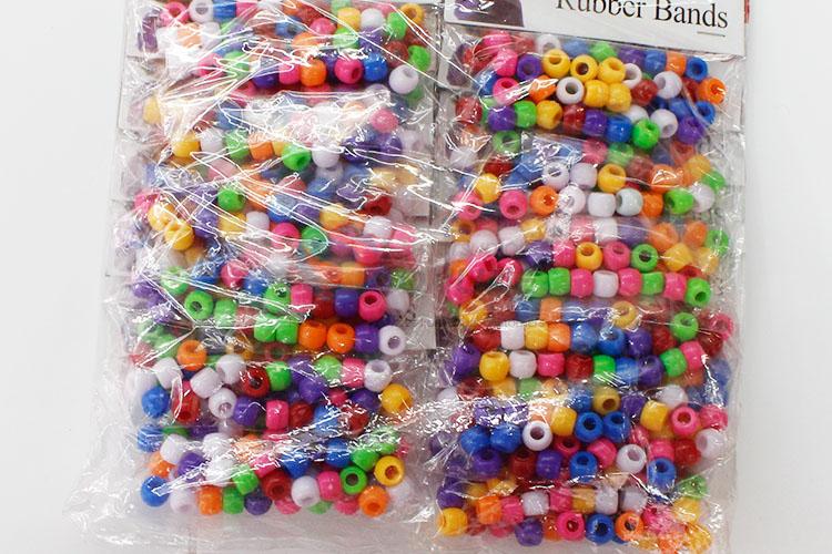 Popular Colorful Plastic Beads Beauty Hair Accessory for Sale