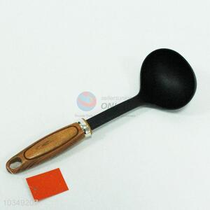 Wooden Color Plastic Handle Nylon Soup Ladle