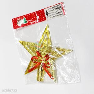 New Arrival Gold Star Shaped Christmas Decorations For Sale