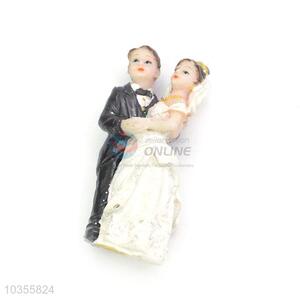 Fashion Wedding Decoration Bride And Groom Resin Craft