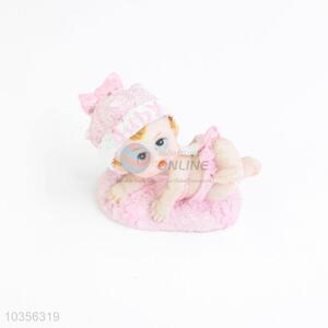 Best low price cute baby resin decoration
