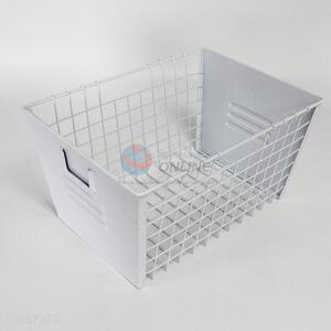 Iron wire cubbyhole basket for office storage