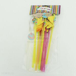 New design hot selling 12cps plastic straws