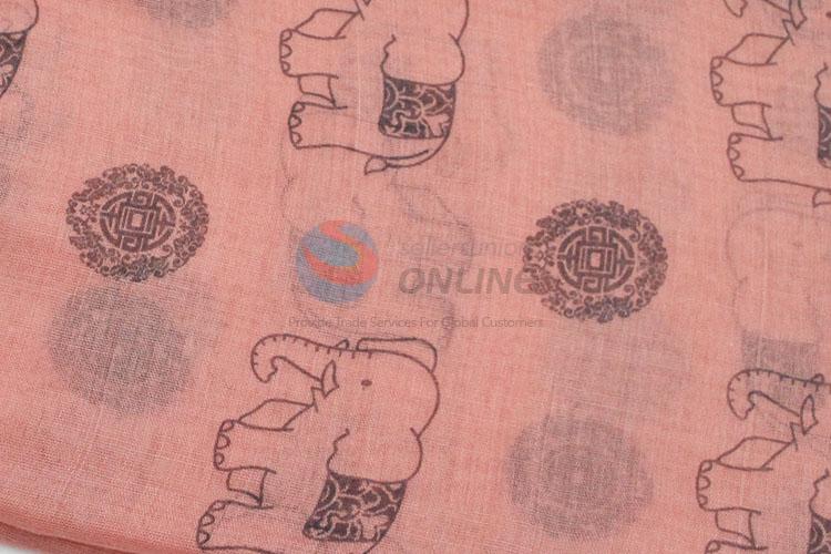 Elephant Printing Scarves /Shawls, Women Long Scarf