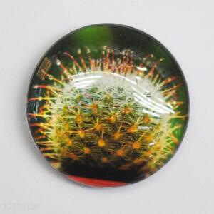 Round Glass Fridge Magnet With Cheap Price